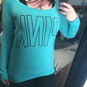 Oversized Pink! Scoop Neck Sweatshirt